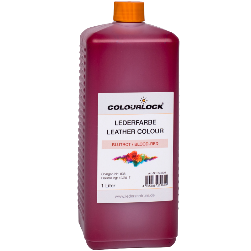 Leather Colour 1000 ml Blood Red