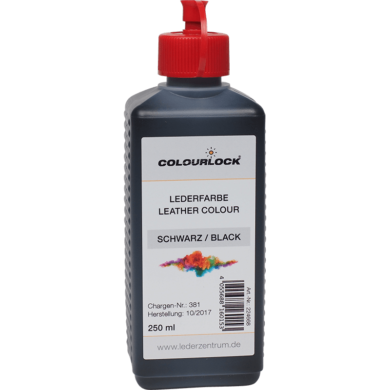 Leather Colour 250 ml Black