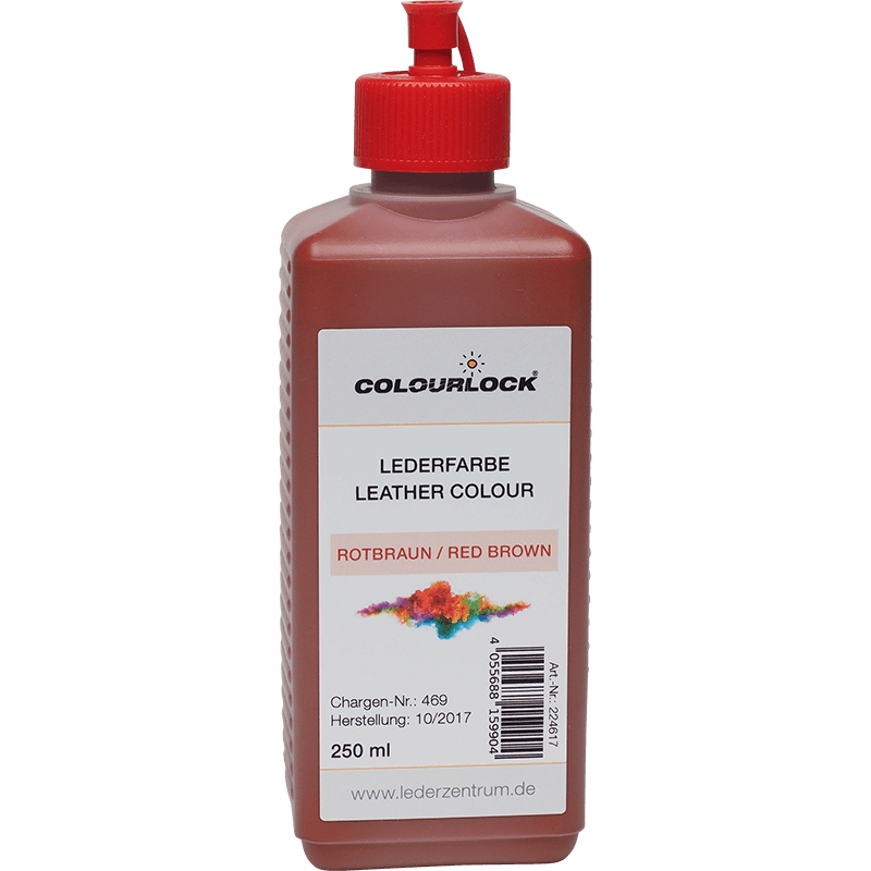 Leather Colour 250 ml Red Brown