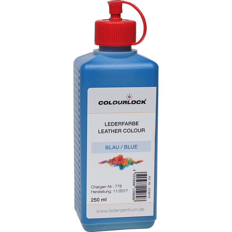 Leather Colour 250 ml Blue