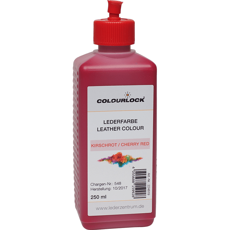 Leather Colour 250 ml Cherry Red