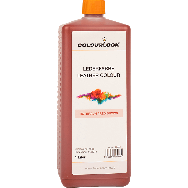 Leather Colour 1000 ml Red Brown
