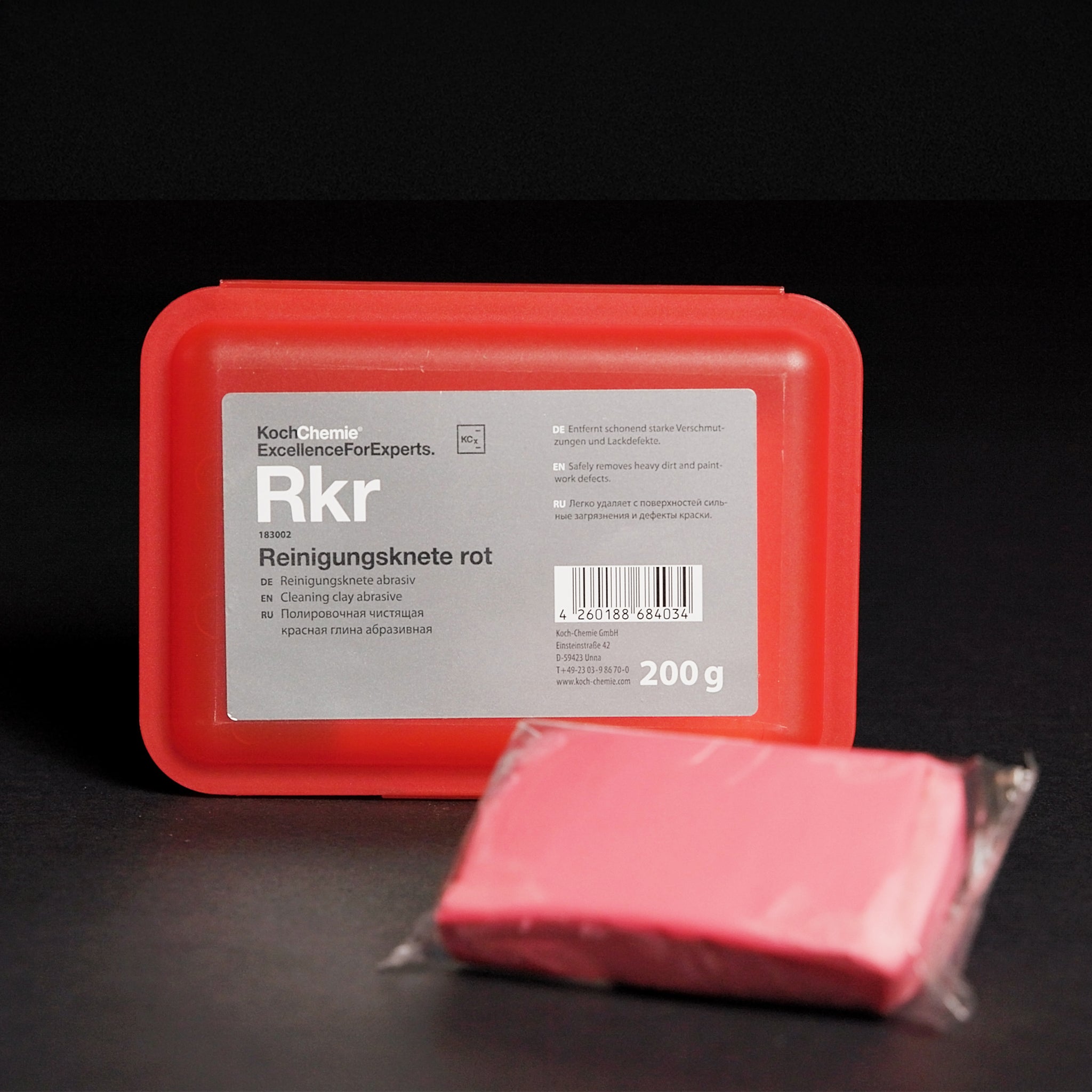 Clay Bar Red 200G Abrasive – Koch-Chemie USA