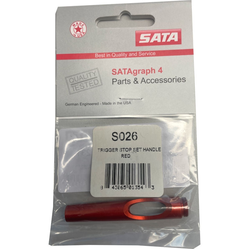 SATAgraph 4 Airbrush Pistole Spare Parts - No. S026 Trigger Stop Set Handle Red